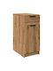 Office Storage Chipboard Cabinet Coffee L33xW50xH75cm