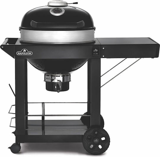Napoleon Pro22k Cart 57cm Grătar pe Cărbune din Fontă Cazan cu Capac și Termometru 57x57cm