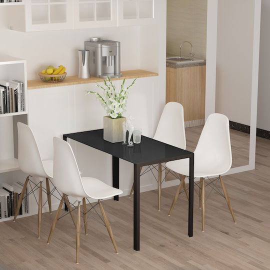 Κουζίνας Μαύρο 120x60x75εκ. Κουζίνας Μαύρο 120x60x75εκ.