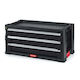 Keter Metallic Tool Carrier with Toolbox and Cabinet W56.2xD28.9xH26.2cm