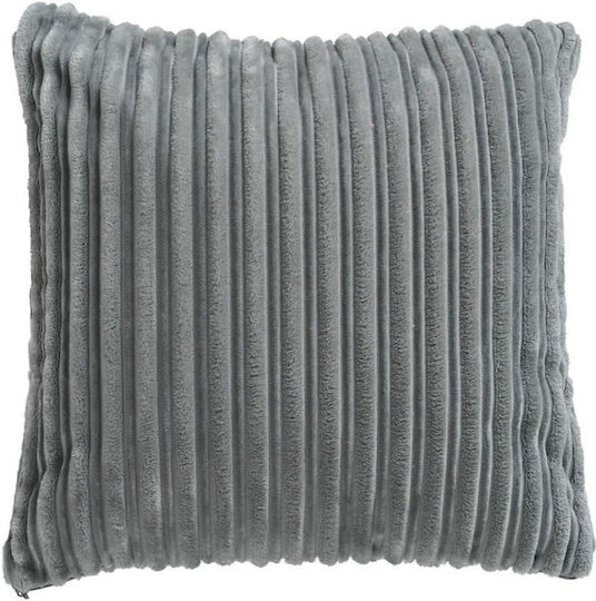 Das Home Μαξιλάρι Καναπέ 1179 Fleece Γκρι 40x40εκ.