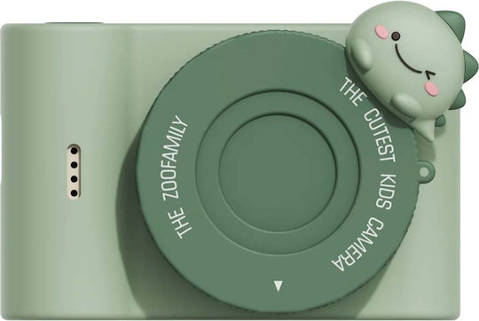 The Zoofamily Urban Zoo Δεινόσαυρος Compact Φωτογραφική Μηχανή 48MP Πράσινη