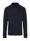 Long Sleeve Blouse Blue