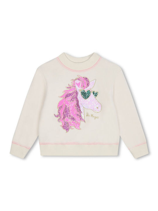 Billieblush Kinderpullover Langarm ECRU