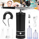 Aerograf Airbrush cu recipient 35ml și compresor Bec 0.3mm Presiune 1.8bar Baterie Chitare electrice