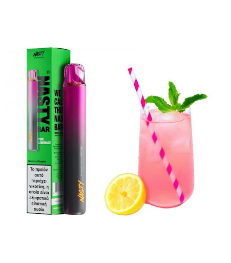 Nasty Juice Ηλεκτρονικό Τσιγάρο μιας Χρήσης Pink Lemonade 2ml 20mg Ροζ