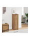Wooden Shoe Organizer Beige 29.5x35x100.5cm