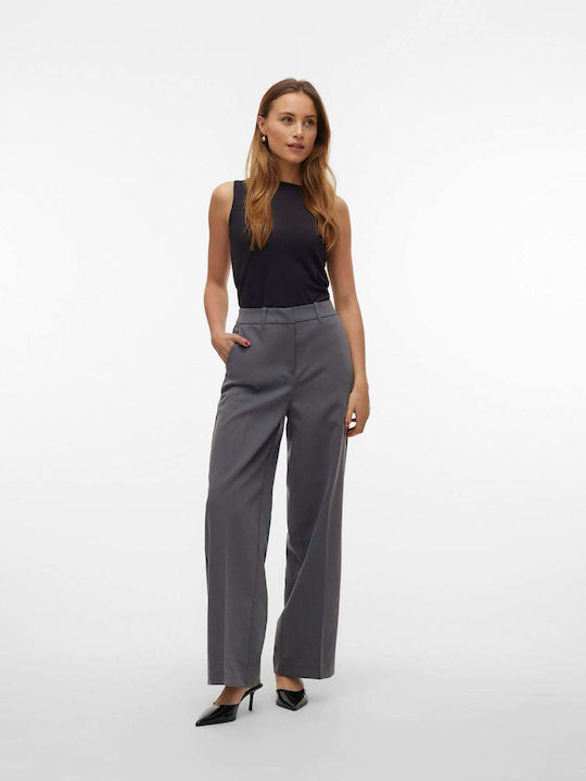 Damen Stoff Hose Gray