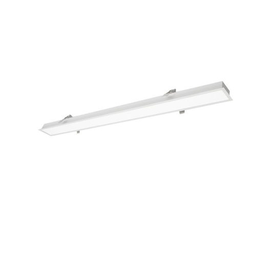 Viokef Commercial Linear Recessed LED Ceiling Light 22W Warm White 86cm