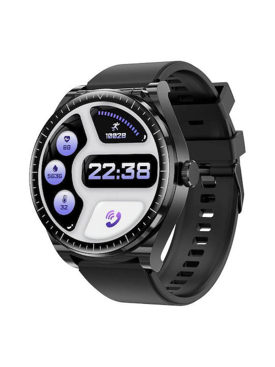 BlitzWolf BW-HW1 Smartwatch με Παλμογράφο (Μαύρο)