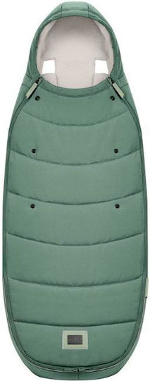 Cybex Platinum Ποδόσακος Καροτσιού Leaf Green με Fleece Επένδυση