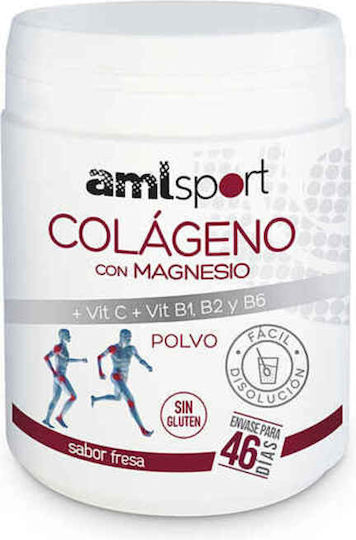 Amlsport Colagen cu Magneziu C Colagen Magneziu Vitamina C Pudră 350g