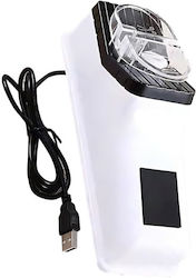 Electric Knife Sharpener Zola 3 Different Slots Plastic and Metal Usb Charging 23.5 x 9 x 6.5 cm Electric Knife Sharpener Zola 3 Different Slots Plastic and Metal Usb Charging 23.5 x 9 x 6.5 cm
