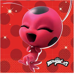 Χαρτοπετσέτες Φαγητού 33εκ Miraculous Ladybug New 20 Τεμ Χαρτοπετσέτες Φαγητού 33εκ Miraculous Ladybug New 20 Τεμ