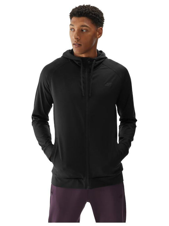 Funktionale Sweatshirt mit Kapuze Schwarz