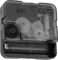 Wanduhr-Mechanismus Zola leise Kunststoff 5,5x5,5x1,5 cm schwarz