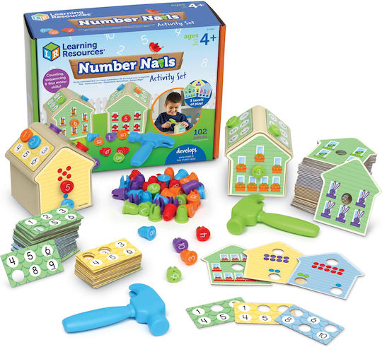 Learning Resources Building Houses Educational Game Letters & Numbers for 4+ years old Years Old