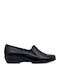 Patent Leather Women's Moccasins in Black Color