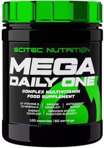 Scitec Nutrition Mega Daily One Πολυβιταμίνη για Ενέργεια & Ενίσχυση του Ανοσοποιητικού 120 κάψουλες