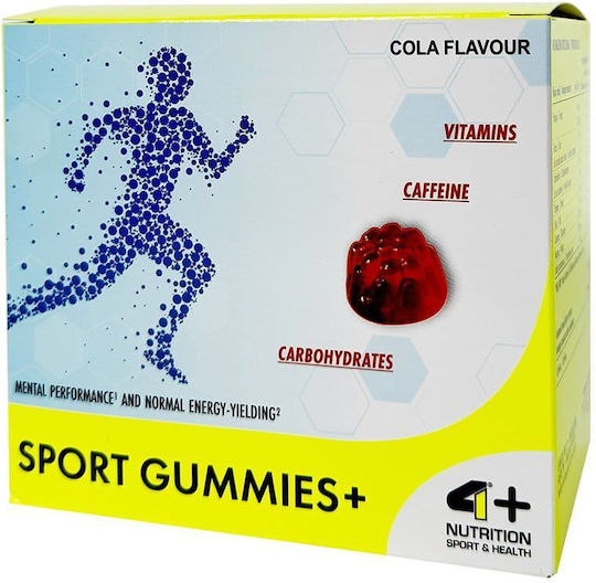 4+ Nutrition Sports Ειδικό Συμπλήρωμα Διατροφής 10 ζελεδάκια Cola