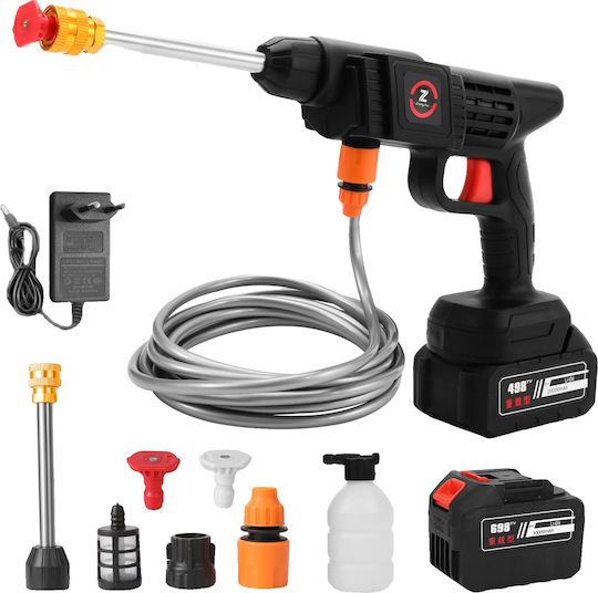Portable Cordless High-pressure Water Gun 30000mah Battery Adjustable Pressure Nozzle 30000mah Ba