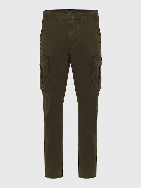 Funky Buddha Men's Trousers Cargo in Regular Fi...