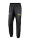 Nba Los Angeles Lakers Pants Sweatpants Dri-Fit Glossy with Elastic Black