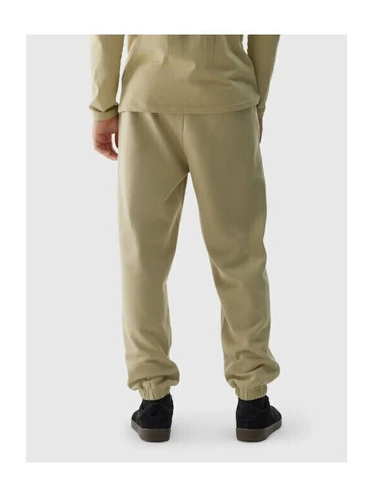 4F Pantaloni de trening cu Elastic Bej