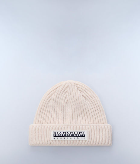 Beanie Beanie Knitted in Ecru color