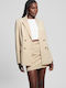 Guess Γυναικείο Σακάκι Beige