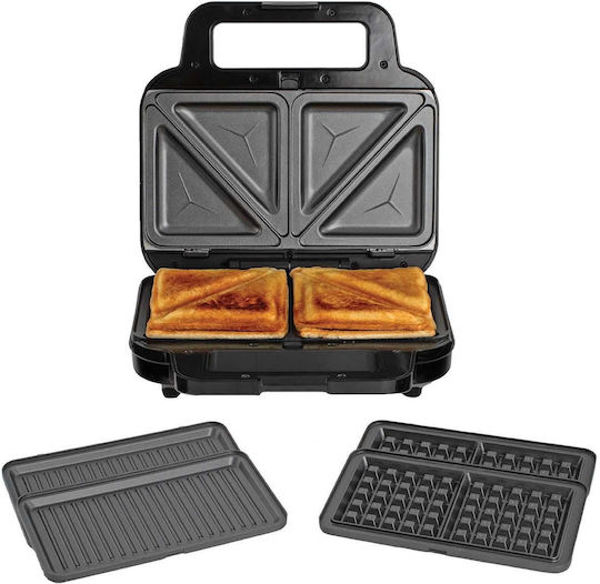 Breville VST098X Sandwich Maker pentru for 2 Sandwiches Sandvișuri 900W Gri