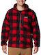 Winter Pass Men's Fleece Cardigan Mountain Red