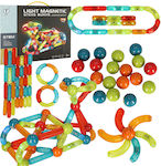 Led Magnetic Building Blocks Large Glowing Sticks Small Children 76 Pieces