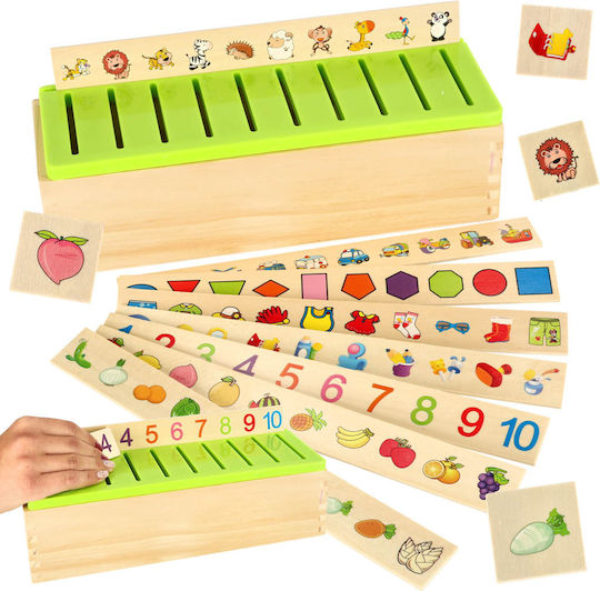 Wooden Sorter Logical Puzzle Match Pictures