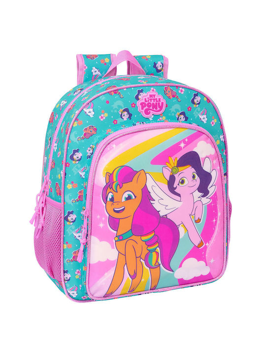 Ghiozdan Școlar My Little Pony Magic Roz Turcoaz 32 X 38 X 12 Cm