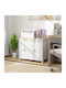 Schublade Büro mit Schloss White 76x40x76cm
