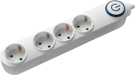 Разклонител Samus 4 шуко гнезда 5м 3680W 3x 1.5mm² с ключ 4pi5-3680