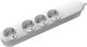 Samus Extension Cord 4 Schuko Sockets 3m 3680w 3x 1.5mm² 4ps3-3680