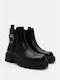 Luigi Suede Women's Ankle Boots Black