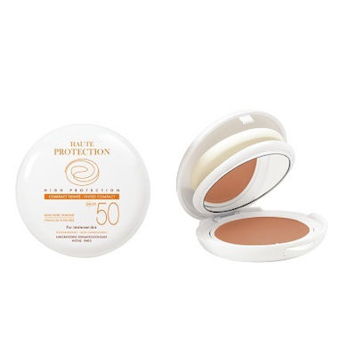 Avene Haute Protection Compact Αδιάβροχη Αντηλιακή Πούδρα Προσώπου SPF50 με Χρώμα Sable 10gr