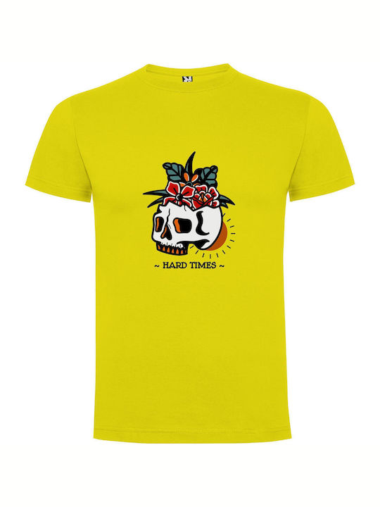 T-shirt Yellow Cotton