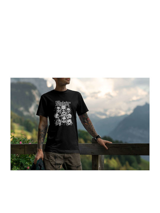 T-shirt Schwarz Baumwolle