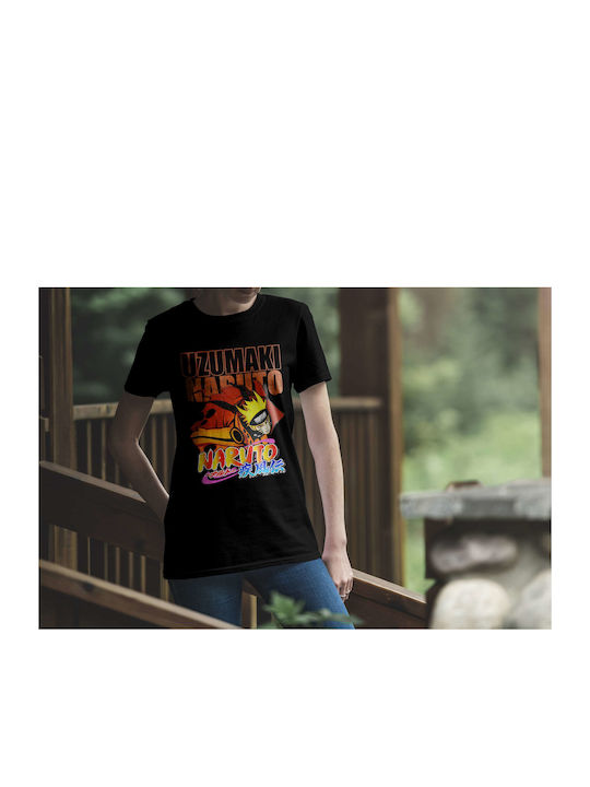 Graphic T-shirt Naruto Schwarz Baumwolle