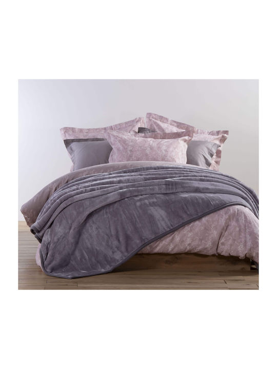 Nef-Nef Homeware Loft Κουβέρτα Βελουτέ Μονή 170...