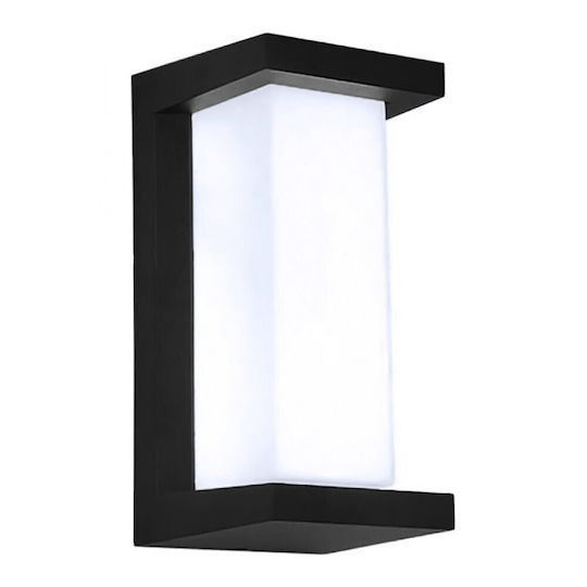 Powertech Iluminat Exterior Montat Pe Perete Etanș Led Încorporat 12W 12.4x12.5x26cm Powertech Iluminat Exterior Montat Pe Perete Etanș Led Încorporat 12W 12.4x12.5x26cm