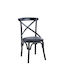 Marlin Scaune Sala de mese Lemn Negru 4buc 52x51x86buc