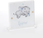 Christening Favor with Coaster