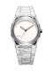 D1 Milano Men's Watch Battery with White Fabric Strap