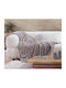 Nef-Nef Homeware Vivo Κουβέρτα Γούνινη Καναπέ 130x180εκ. Greige
