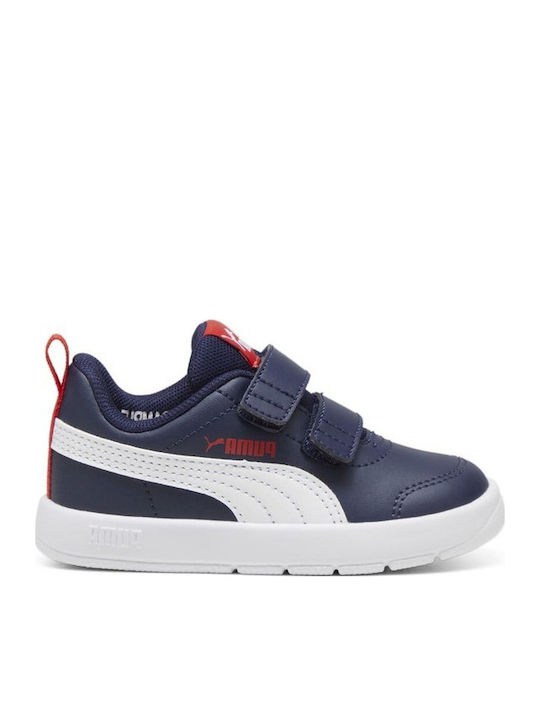 PUMA Courtflex V3 V Inf Παιδικά Sneakers με Σκρ...